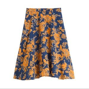Never Worn Brixon Ivy Tanisha Printed Flare Skirt